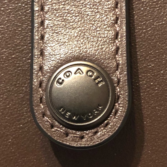 AUTHENTIC NWT COACH HERITAGE CARD CASE STYLE C3162 - QB/DARK TEAK - Picture 2 of 8